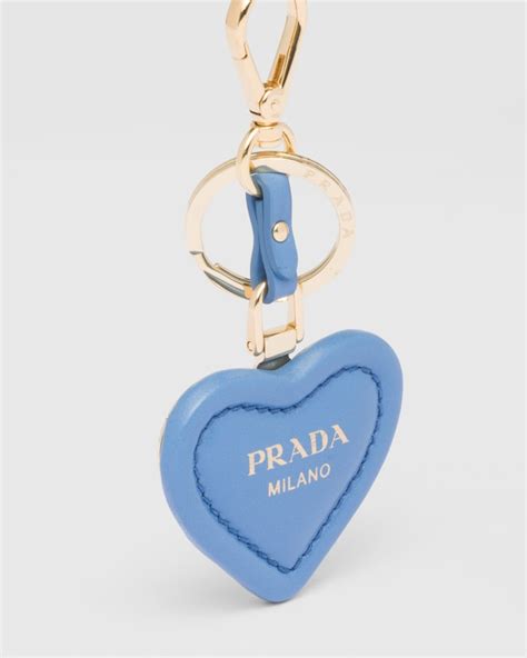 prada replacement key|Light Blue Nappa leather key ring .